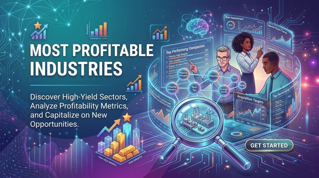 Most profitable industries in the world